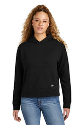 New Era® Women's Comeback Fleece Pullover Hoodie - Black - XS